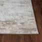 KAMISHA Tapis Abstrait - Tapis Moderne, Salon, Chambre - Tapis Design Marbre Moucheté à Poils Courts, Doux, Durable - Beige, Blanc