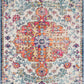 OLIVIA Tapis Vintage - Tapis Persan, Salon, Chambre - Tapis Traditionnel Oriental, Poils Courts, Doux, Durable - Multicolore, Orange