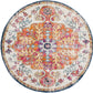 OLIVIA Tapis Vintage - Tapis Persan, Salon, Chambre - Tapis Traditionnel Oriental, Poils Courts, Doux, Durable - Multicolore, Orange