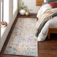 OLIVIA Tapis Vintage - Tapis Persan, Couloir, Salon, Chambre - Tapis Traditionnel Oriental, Poils Courts, Doux - Multicolore, Gris