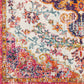 OLIVIA Vintage Teppich I Läufer, Flur, Wohnzimmer, Esszimmer I Orientalischer Traditioneller Boho Kurzflor Teppich I Mehrfarbig, Orange