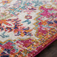 OLIVIA Vintage Teppich I Läufer, Flur, Wohnzimmer, Esszimmer I Orientalischer Traditioneller Boho Kurzflor Teppich I Mehrfarbig, Orange