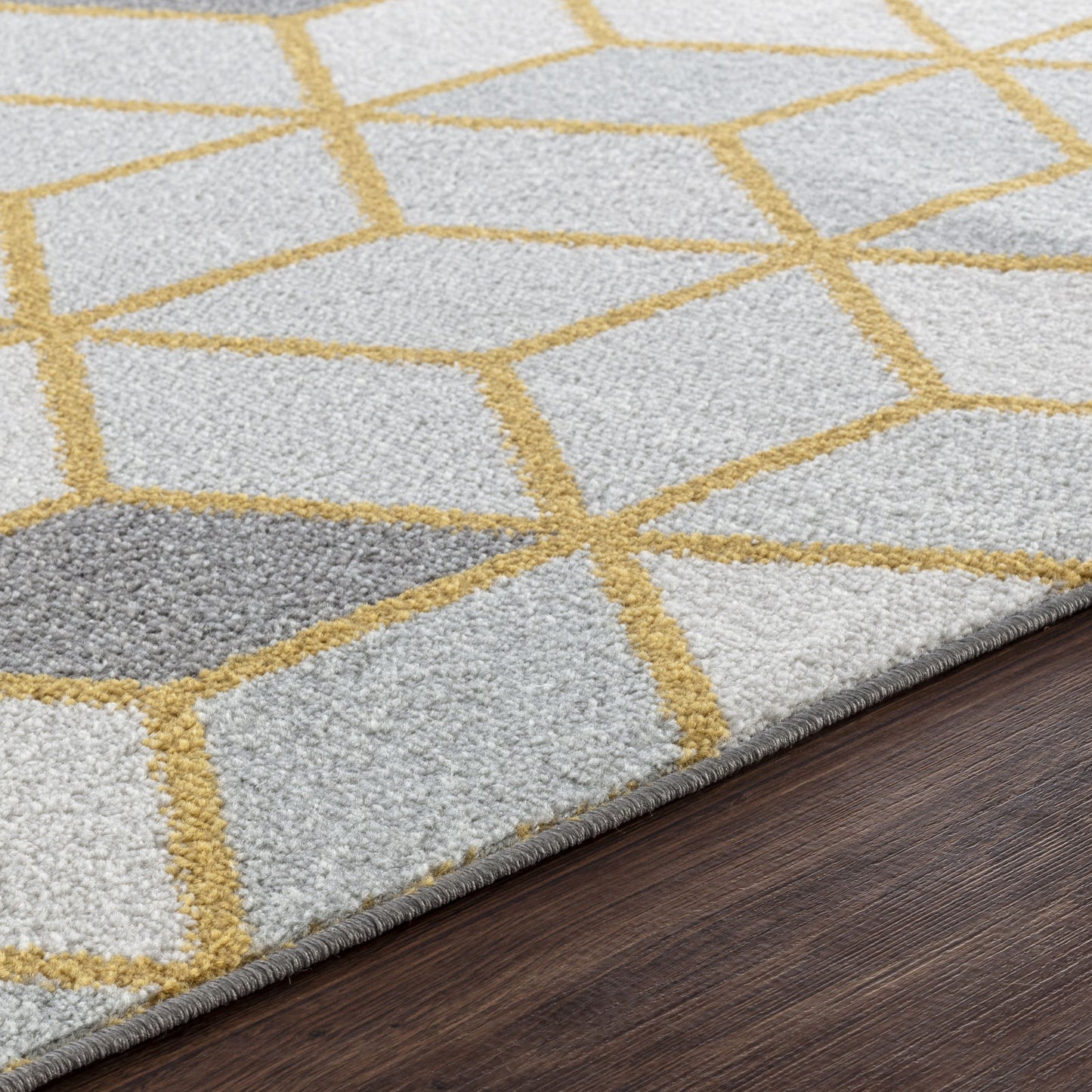 DOMMINIC Tapis Scandinave - Tapis Moderne, Salon, Chambre - Tapis Contemporain, Poils Courts, Doux, Entretien Facile - Blanc, Jaune