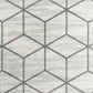 CYRUS Tapis Scandinave - Tapis Moderne, Salon, Chambre - Tapis Contemporain, Poils Courts, Doux, Entretien Facile - Blanc, Gris