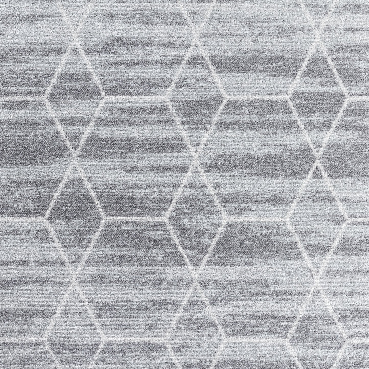 LOREN Tapis Scandinave - Tapis Moderne, Salon, Chambre - Tapis Contemporain, Poils Courts, Doux, Entretien Facile - Gris, Blanc