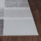 SHERNITA Tapis Scandinave - Tapis Moderne, Salon, Chambre - Tapis Contemporain, Poils Courts, Doux, Entretien Facile - Noir, Gris