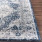 MUGGENHOL Tapis Vintage - Tapis Persan, Salon, Chambre - Tapis Traditionnel Oriental, Poils Courts, Doux, Durable - Bleu, Gris, Jaune