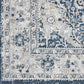 MUGGENHOL Tapis Vintage - Tapis Persan, Salon, Chambre - Tapis Traditionnel Oriental, Poils Courts, Doux, Durable - Bleu, Gris, Jaune