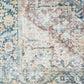 GILBERTVILLE Tapis Lavable en Machine - Tapis Persan, Salon, Cuisine - Tapis Vintage Oriental, Poils Courts, Doux, Durable - Gris, Bleu