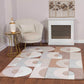 WESLIE Tapis Scandinave - Tapis Moderne, Salon, Chambre - Tapis Contemporain, Poils Courts, Doux, Entretien Facile - Brun, Beige