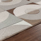 WESLIE Tapis Scandinave - Tapis Moderne, Salon, Chambre - Tapis Contemporain, Poils Courts, Doux, Entretien Facile - Brun, Beige