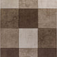 TRINTON Tapis Scandinave - Tapis Moderne, Salon, Chambre - Tapis Contemporain, Poils Courts, Doux, Entretien Facile - Brun, Beige