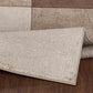 TRINTON Tapis Scandinave - Tapis Moderne, Salon, Chambre - Tapis Contemporain, Poils Courts, Doux, Entretien Facile - Brun, Beige