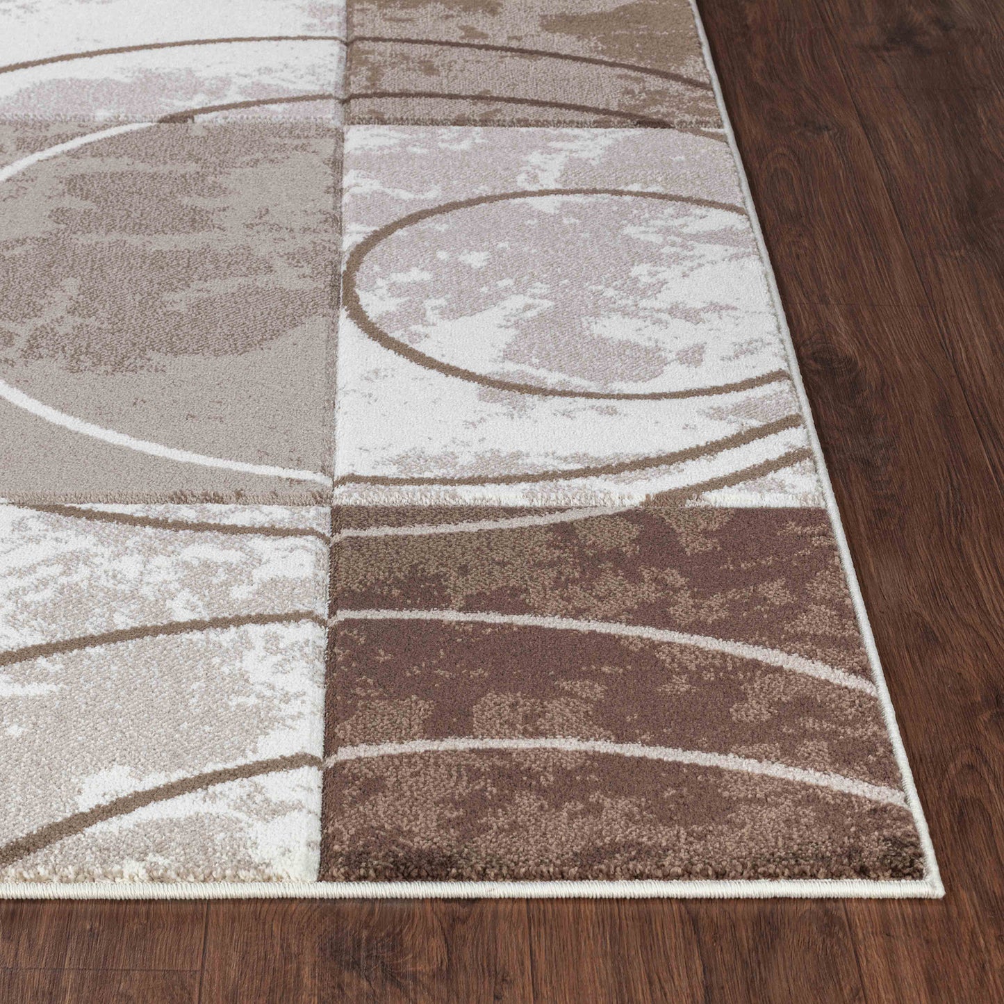 CLEMENTINE Tapis Scandinave - Tapis Moderne, Salon, Chambre - Tapis Contemporain, Poils Courts, Doux, Entretien Facile - Brun, Beige