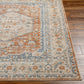 EDMOND Tapis Lavable en Machine - Tapis Persan, Salon, Cuisine - Tapis Vintage Oriental, Poils Courts, Doux, Durable - Orange, Jaune