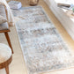 ELKTON Tapis Lavable en Machine - Tapis Persan, Couloir, Salon - Tapis Vintage Oriental, Poils Courts, Doux, Durable - Brun, Ivoire