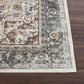 ELKTON Tapis Lavable en Machine - Tapis Persan, Couloir, Salon - Tapis Vintage Oriental, Poils Courts, Doux, Durable - Brun, Ivoire