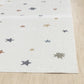 ELYCE Tapis Enfant Lavable en Machine - Tapis Chambre, Garçon, Fille, Bébé, Salle de Jeu, Poils Doux, Résistant - Multicolore, Beige