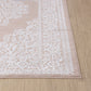 CHARMANE Tapis Vintage - Tapis Persan, Salon, Chambre - Tapis Traditionnel Oriental, Poils Courts, Doux, Entretien Facile - Beige, Blanc