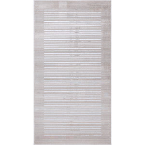 AIYANA Tapis Scandinave - Tapis Moderne, Salon, Chambre - Tapis Contemporain, Poils Courts, Doux, Entretien Facile - Beige, Blanc