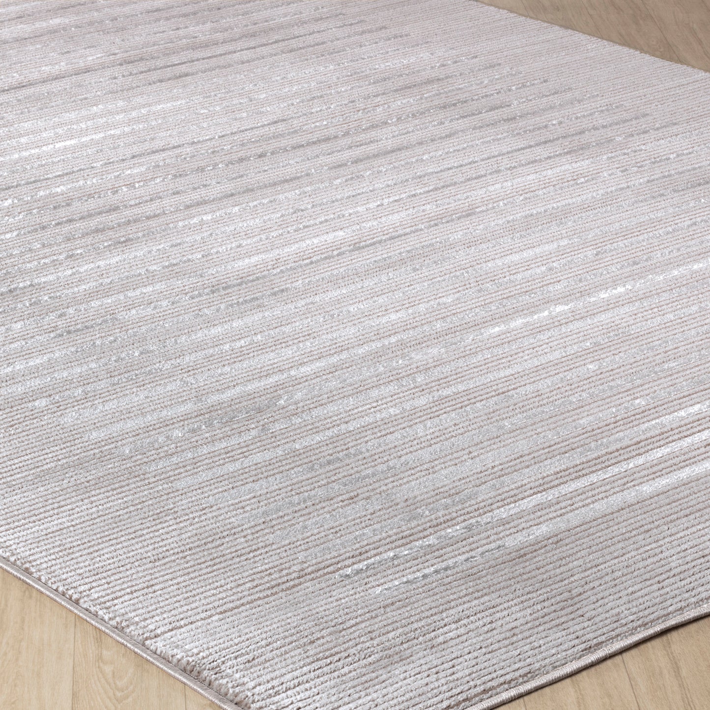 AIYANA Tapis Scandinave - Tapis Moderne, Salon, Chambre - Tapis Contemporain, Poils Courts, Doux, Entretien Facile - Beige, Blanc