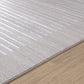 AIYANA Tapis Scandinave - Tapis Moderne, Salon, Chambre - Tapis Contemporain, Poils Courts, Doux, Entretien Facile - Beige, Blanc