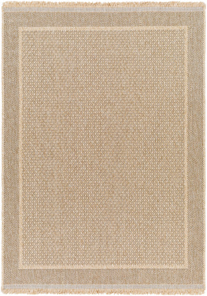 SABRENA Tapis Extérieur Aspect Jute - Tapis Bohème Extérieur et Intérieur, Terrasse, Balcon, Véranda, Salon, Cuisine - Beige, Noir