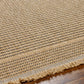 JEANNETTA Tapis Extérieur Aspect Jute - Tapis Bohème Extérieur et Intérieur, Terrasse, Balcon, Véranda, Salon, Cuisine - Beige, Noir