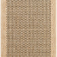 JESSICA Tapis Extérieur Aspect Jute - Tapis Bohème Extérieur et Intérieur, Terrasse, Balcon, Véranda, Salon, Cuisine - Beige, Noir