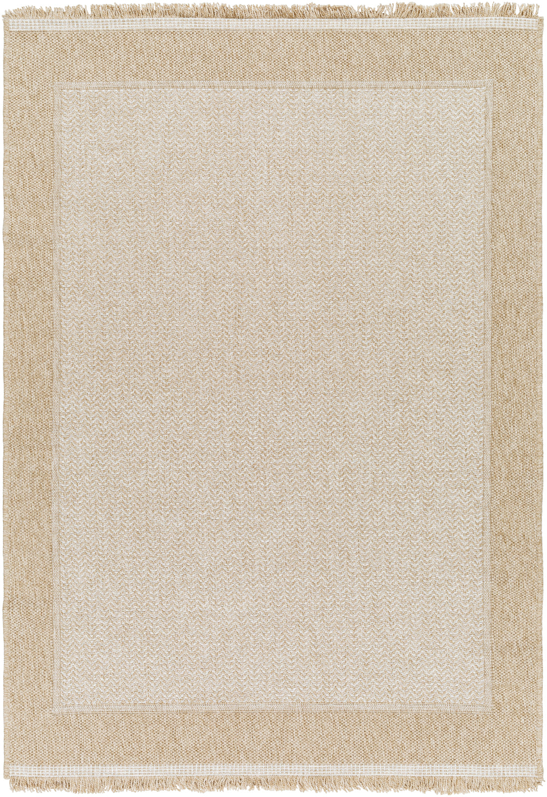 MARCHETTA Tapis Extérieur Aspect Jute - Tapis Bohème Extérieur et Intérieur, Terrasse, Balcon, Véranda, Patio, Salon, Cuisine - Beige