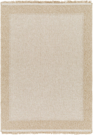 MARCHETTA Tapis Extérieur Aspect Jute - Tapis Bohème Extérieur et Intérieur, Terrasse, Balcon, Véranda, Patio, Salon, Cuisine - Beige