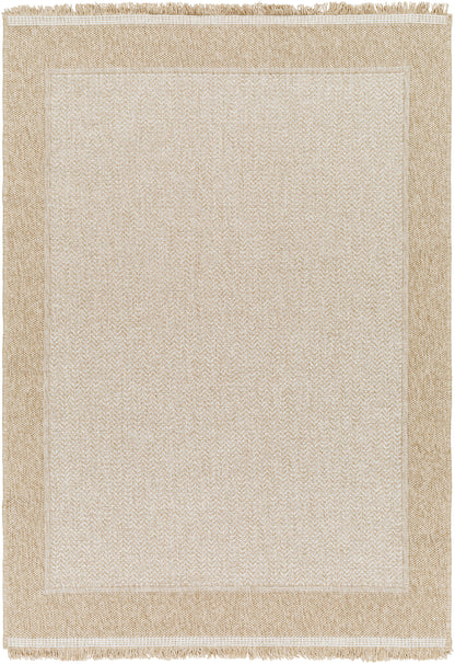 MARCHETTA Tapis Extérieur Aspect Jute - Tapis Bohème Extérieur et Intérieur, Terrasse, Balcon, Véranda, Patio, Salon, Cuisine - Beige