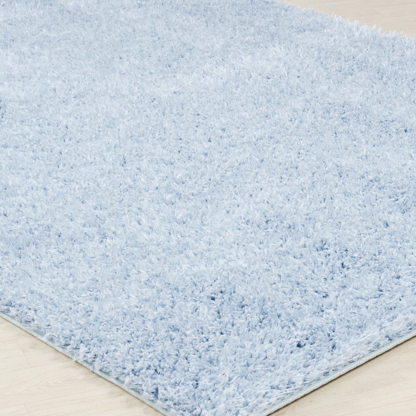 CHARON Tapis Shaggy - Tapis Moderne, Salon, Chambre - Tapis Uni à Poils Longs, Épais, Doux, Durable, Moelleux, Entretien Facile - Aqua