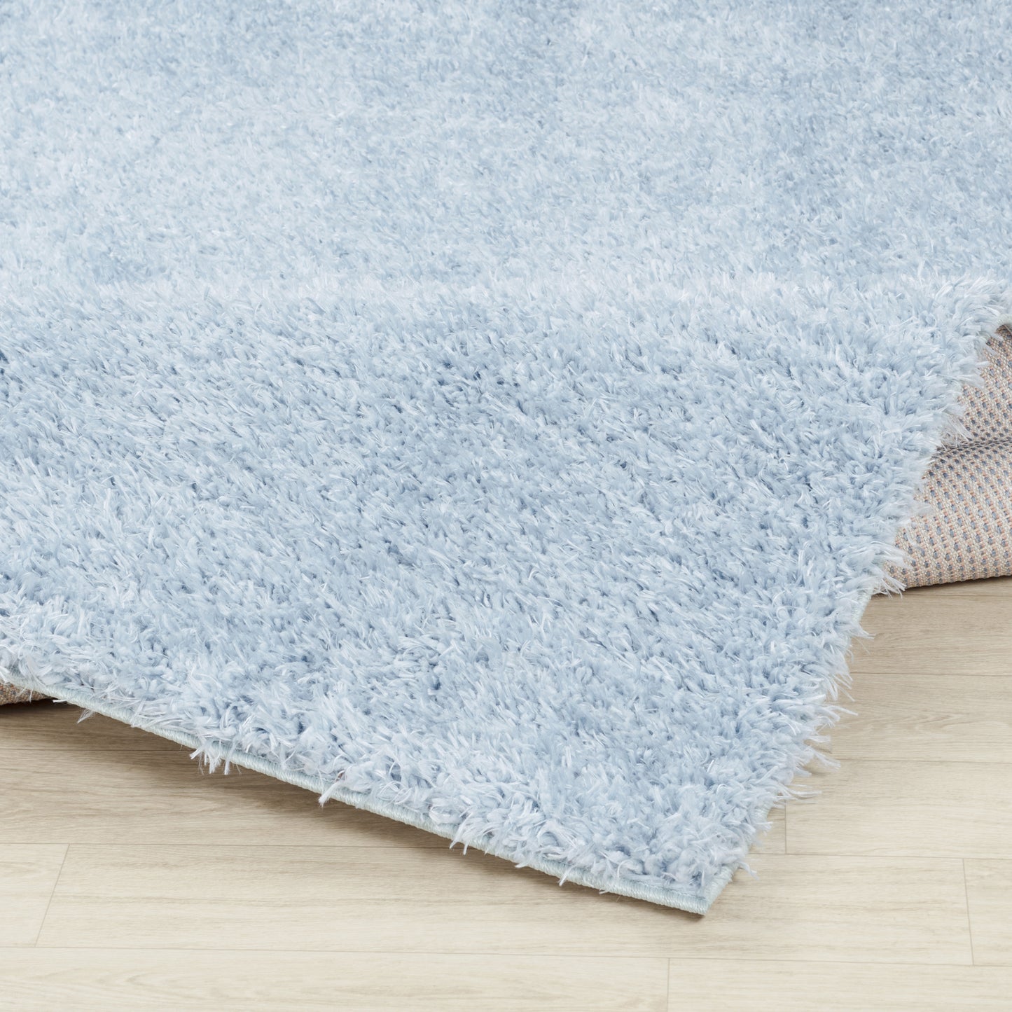 CHARON Tapis Shaggy - Tapis Moderne, Salon, Chambre - Tapis Uni à Poils Longs, Épais, Doux, Durable, Moelleux, Entretien Facile - Aqua