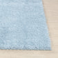 CHARON Tapis Shaggy - Tapis Moderne, Salon, Chambre - Tapis Uni à Poils Longs, Épais, Doux, Durable, Moelleux, Entretien Facile - Aqua