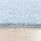 CHARON Tapis Shaggy - Tapis Moderne, Salon, Chambre - Tapis Uni à Poils Longs, Épais, Doux, Durable, Moelleux, Entretien Facile - Aqua