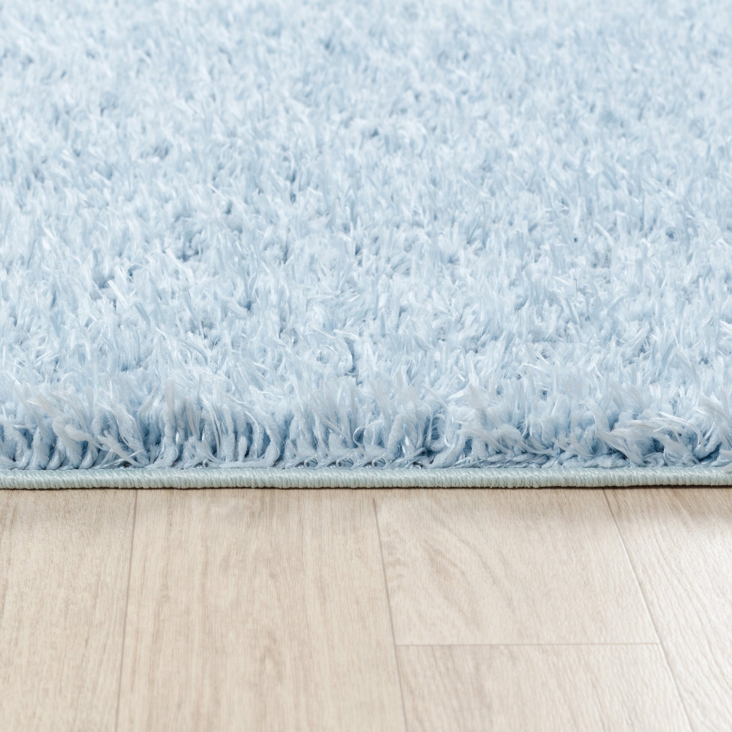 CHARON Tapis Shaggy - Tapis Moderne, Salon, Chambre - Tapis Uni à Poils Longs, Épais, Doux, Durable, Moelleux, Entretien Facile - Aqua