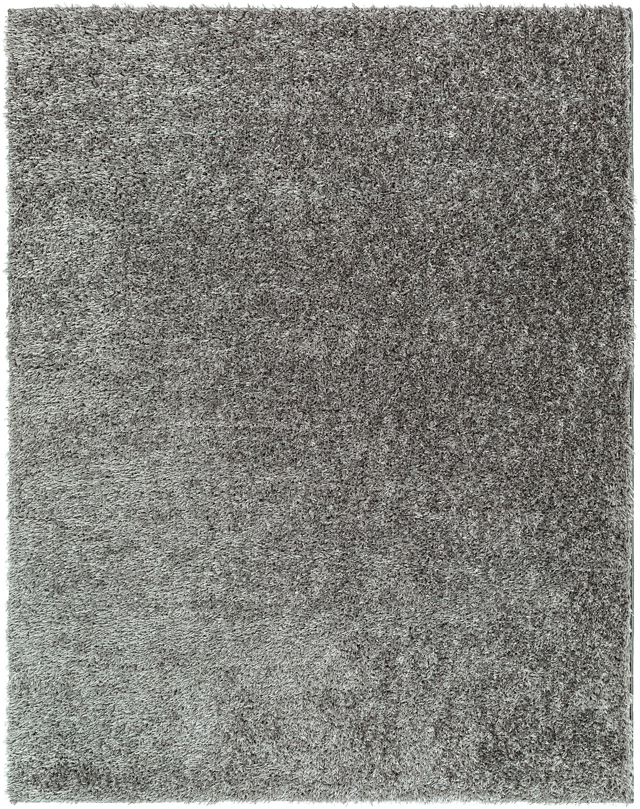 CHARON Tapis Shaggy - Tapis Moderne, Salon, Chambre - Tapis Uni à Poils Longs, Épais, Doux, Moelleux, Entretien Facile - Gris Foncé