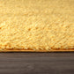 CHARON Tapis Shaggy - Tapis Moderne, Salon, Chambre - Tapis Uni à Poils Longs, Épais, Doux, Durable, Moelleux, Entretien Facile - Jaune