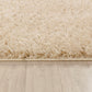 CHARON Tapis Shaggy - Tapis Moderne, Salon, Chambre - Tapis Uni à Poils Longs, Épais, Doux, Durable, Moelleux, Entretien Facile - Beige