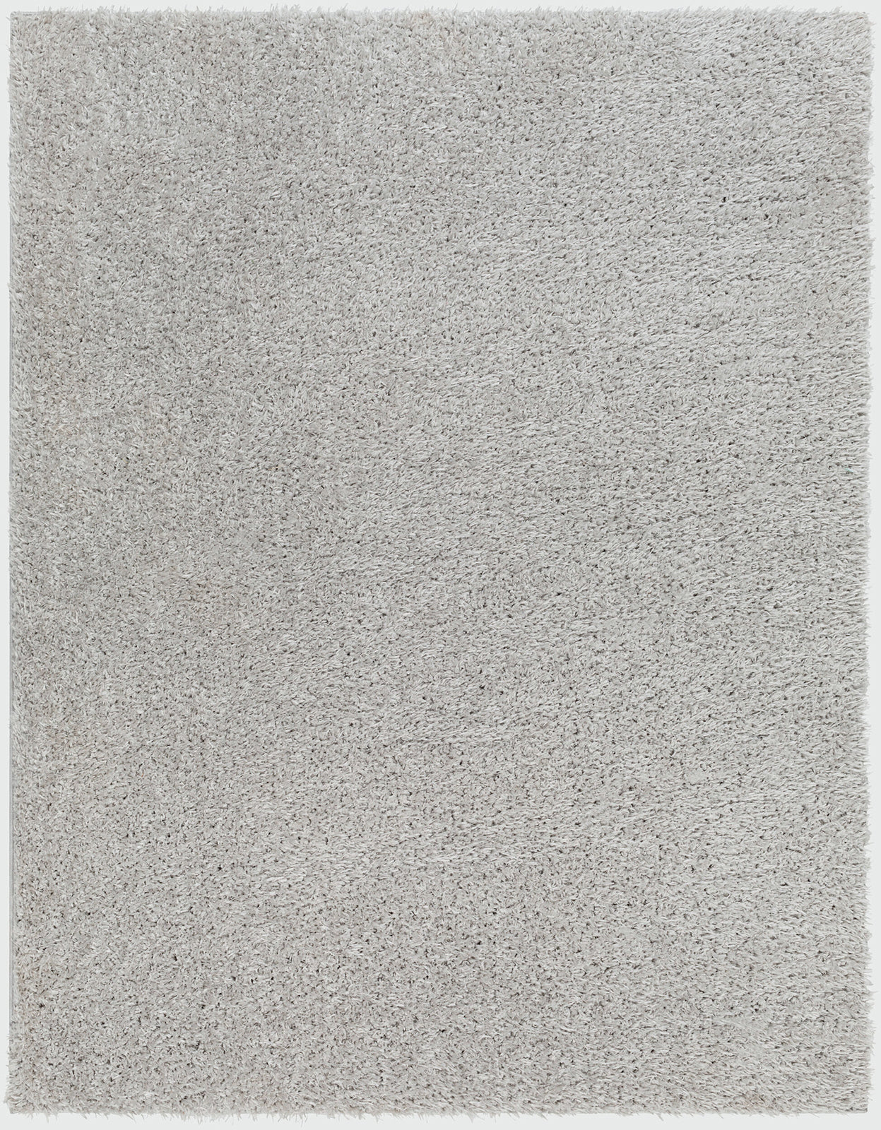 CHARON Tapis Shaggy - Tapis Moderne, Salon, Chambre - Tapis Uni à Poils Longs, Épais, Doux, Moelleux, Entretien Facile - Gris Clair