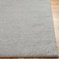 CHARON Tapis Shaggy - Tapis Moderne, Salon, Chambre - Tapis Uni à Poils Longs, Épais, Doux, Moelleux, Entretien Facile - Gris Clair