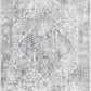 DOVID Tapis Vintage - Tapis Persan, Salon, Chambre - Tapis Traditionnel Oriental, Poils Courts, Doux, Entretien Facile - Blanc, Gris