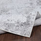 ARYEH Tapis Scandinave - Tapis Moderne, Salon, Chambre - Tapis Contemporain, Poils Courts, Doux, Entretien Facile - Blanc, Gris