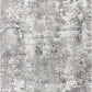 TAQUITA Tapis Abstrait - Tapis Moderne, Salon, Chambre, Salle à Manger - Tapis Design Marbre Moucheté à Poils Courts, Doux - Blanc, Gris