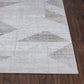 SHANNEL Tapis Scandinave - Tapis Moderne, Salon, Chambre - Tapis Contemporain, Poils Courts, Doux, Entretien Facile - Blanc, Gris