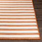 ALIZE Tapis Extérieur - Tapis Bohème Extérieur et Intérieur, Terrasse, Balcon, Véranda, Salon, Cuisine, Entretien Facile - Rouge, Ivoire