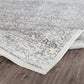 BEAUVAIS Tapis Vintage - Tapis Persan, Couloir, Salon, Chambre - Tapis Traditionnel Oriental, Poils Courts, Doux, Durable - Blanc, Gris