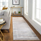 BEAUVAIS Tapis Scandinave - Tapis Moderne, Couloir, Salon, Chambre - Tapis Contemporain, Poils Courts, Doux, Durable - Blanc, Brun