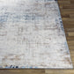 SHERBORNE Tapis Abstrait - Tapis Moderne, Couloir, Salon, Chambre - Tapis Design Marbre à Poils Courts, Doux - Ivoire, Gris, Bleu